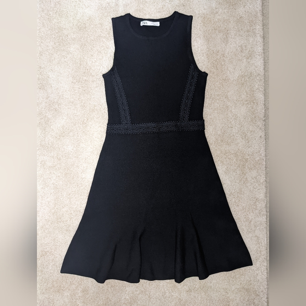 Zara Black Dress, Size M